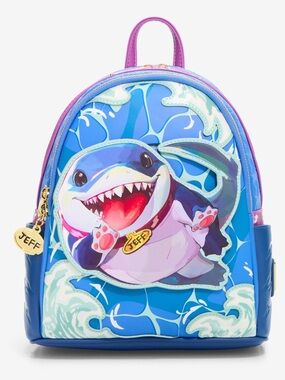Loungefly Marvel Rivals Jeff the Land Shark Mini Backpack